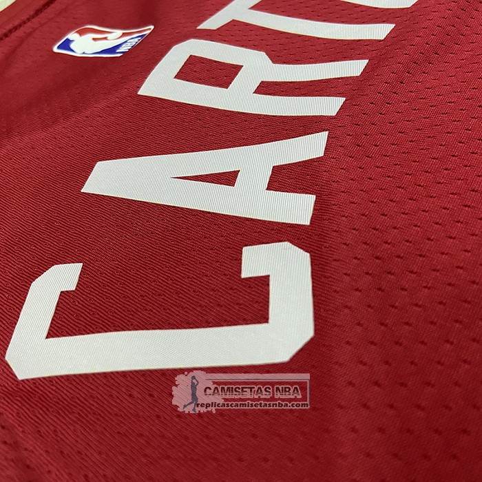 Camiseta Toronto Raptors Vince Carter NO 15 Icon 2022-23 Rojo